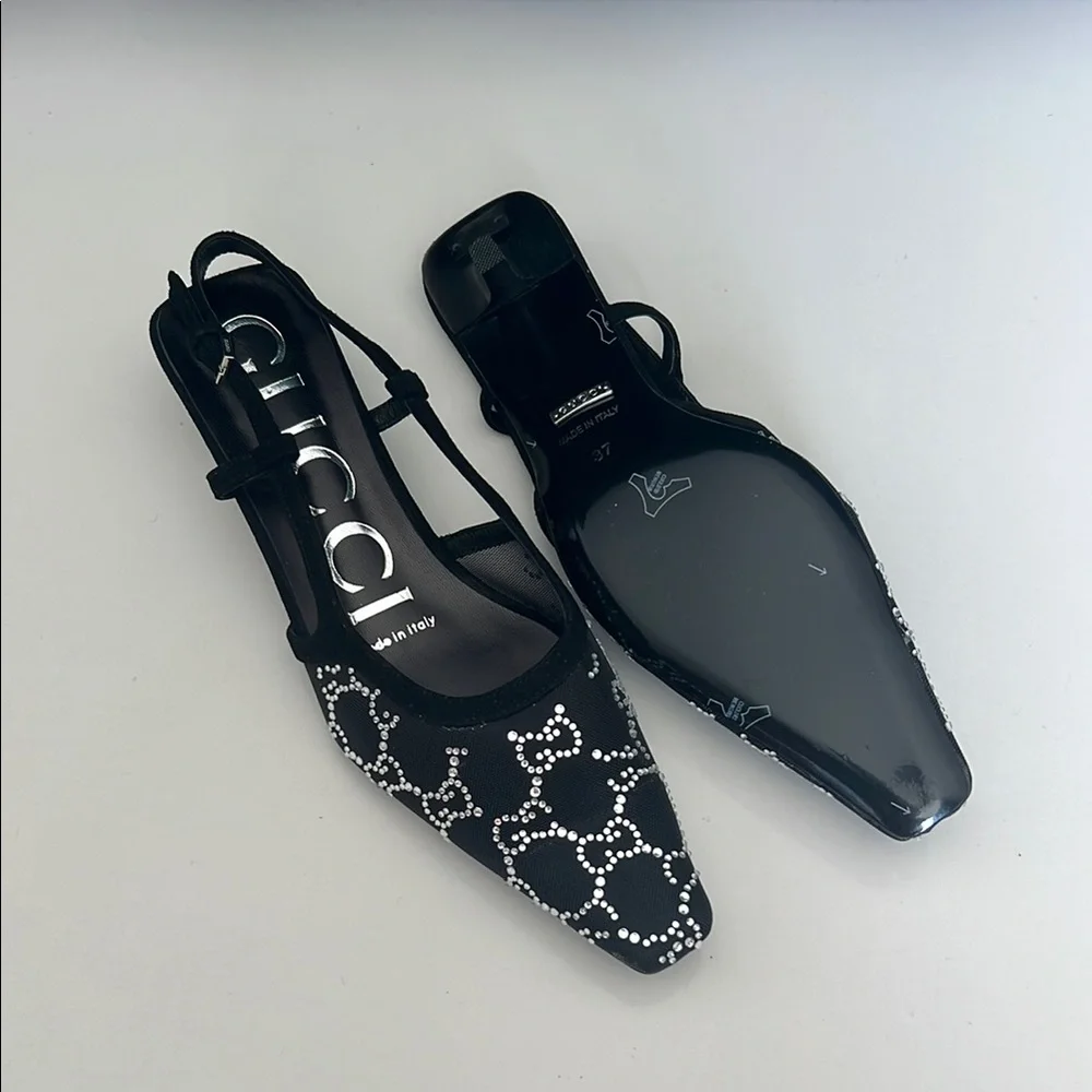 Gucci Black Heels Sophisticated Style - Picture 6 of 8